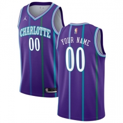 Men Women Youth Toddler Charlotte Hornets Purple Custom Nike NBA Stitched Jersey