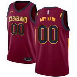 Men Women Youth Toddler All Size Cleveland Cavaliers Nike Maroon Swingman Custom Icon Edition Jersey