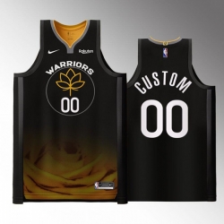 Men Women Youth Golden State Warriors Active Player Customized 2022 23 Black City Edition Stitched Basketball Jersey