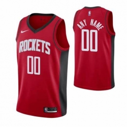 Men Women Youth Toddler Houston Rockets Red Custom Nike NBA Stitched Jersey
