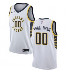 Men Women Youth Toddler All Size Nike Indiana Pacers Customized Authentic White NBA Association Edition Jersey