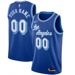 Men Women Youth Toddler Los Angeles Lakers Blue Custom Nike NBA Stitched Jersey