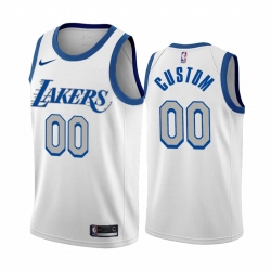 Men Women Youth Toddler Los Angeles Lakers White 2021 Custom Nike NBA Stitched Jersey