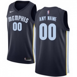 Men Women Youth Toddler All Size Memphis Grizzlies Nike Navy Swingman Custom Icon Edition Jersey