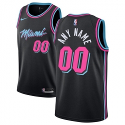 Men Women Youth Toddler All Size Miami Heat Nike Black 2018 19 Swingman Custom City Edition Jersey