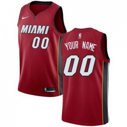Men Women Youth Toddler All Size Nike Miami Heat Red NBA Swingman Icon Edition Custom Jersey