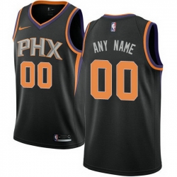 Men Women Youth Toddler All Size Nike Phoenix Suns Customized Swingman Black Alternate NBA Statement Edition Jersey