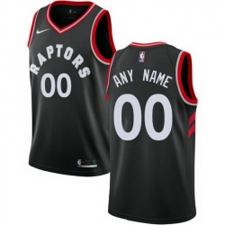 Men Women Youth Toddler All Size Nike Toronto Raptors Customized Swingman Black Alternate NBA Statement Edition Jersey