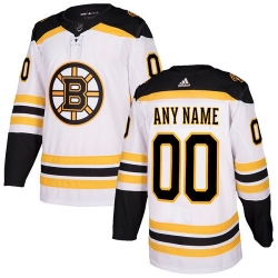 Men Women Youth Toddler White Jersey - Customized Adidas Boston Bruins Away