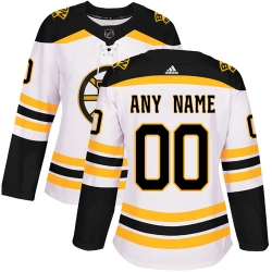 Men Women Youth Toddler White Jersey - Customized Adidas Boston Bruins Away  II