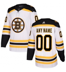 Men Women Youth Toddler Youth White Jersey - Customized Adidas Boston Bruins Away