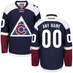 Men Women Youth Toddler Youth Blue Jersey - Customized Reebok Colorado Avalanche Third