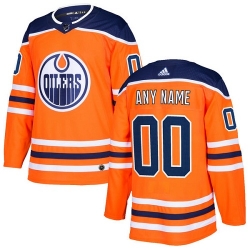 Men Women Youth Toddler Orange Jersey - Customized Adidas Edmonton Oilers Home
