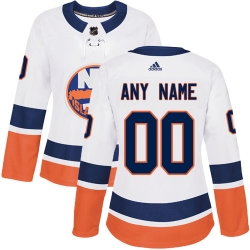 Men Women Youth Toddler White Jersey - Customized Adidas New York Islanders Away  II