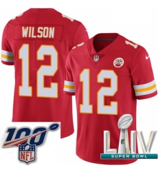2020 Super Bowl LIV Men Nike Kansas City Chiefs #12 Albert Wilson Red Team Color Vapor Untouchable Limited Player NFL Jersey