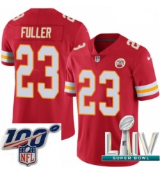2020 Super Bowl LIV Men Nike Kansas City Chiefs #23 Kendall Fuller Red Team Color Vapor Untouchable Limited Player NFL Jersey