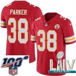 2020 Super Bowl LIV Men Nike Kansas City Chiefs #38 Ron Parker Red Team Color Vapor Untouchable Limited Player NFL Jersey