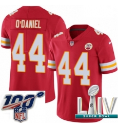 2020 Super Bowl LIV Men Nike Kansas City Chiefs #44 Dorian O'Daniel Red Team Color Vapor Untouchable Limited Player NFL Jersey