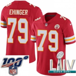 2020 Super Bowl LIV Men Nike Kansas City Chiefs #79 Parker Ehinger Red Team Color Vapor Untouchable Limited Player NFL Jersey