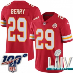 2020 Super Bowl LIV Youth Nike Kansas City Chiefs #29 Eric Berry Red Team Color Vapor Untouchable Limited Player NFL Jersey
