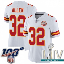 2020 Super Bowl LIV Youth Nike Kansas City Chiefs #32 Marcus Allen White Vapor Untouchable Limited Player NFL Jersey