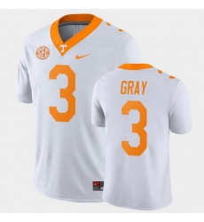 Men Tennessee Volunteers Eric Gray Game White College Football Jersey