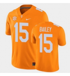 Men Tennessee Volunteers Harrison Bailey College Football Orange Alumni Player Game Jersey