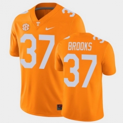 Men Tennessee Volunteers Paxton Brooks College Football Orange Alumni Player Game Jersey