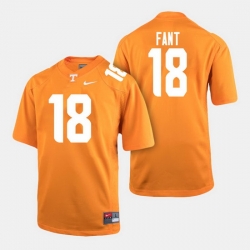 Men Tennessee Volunteers Princeton Fant College Football Orange Jersey