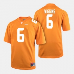 Men Tennessee Volunteers Shaq Wiggins College Football Orange Jersey