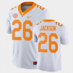 Men Tennessee Volunteers Theo Jackson Game White College Football Jersey