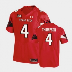 Men Texas Tech Red Raiders Sarodorick Thompson Replica Red Football Team Jersey
