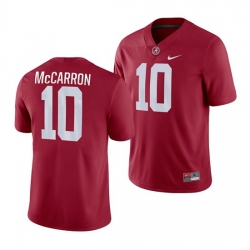 Alabama Crimson Tide AJ McCarron Men's Crimson Game Nike Jersey