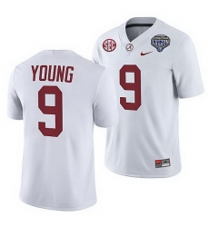 Alabama Crimson Tide Bryce Young White 2021 Cotton Bowl College Football Playoff Jersey