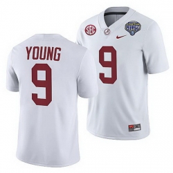 Alabama Crimson Tide Bryce Young White 2021 Cotton Bowl College Football Playoff Jersey