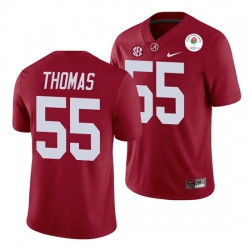 Alabama Crimson Tide Derrick Thomas Crimson 2021 Rose Bowl College Football Jersey