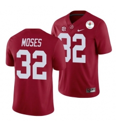 Alabama Crimson Tide Dylan Moses Crimson 2021 Rose Bowl College Football Jersey