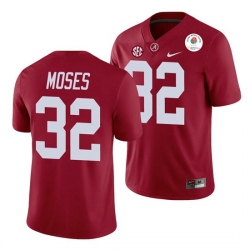 Alabama Crimson Tide Dylan Moses Crimson 2021 Rose Bowl College Football Jersey