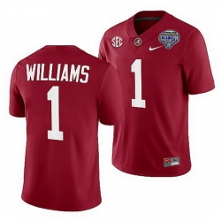 Alabama Crimson Tide Jameson Williams Crimson 2021 Cotton Bowl College Football Playoff Jersey