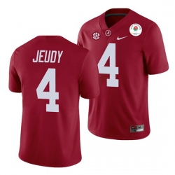 Alabama Crimson Tide Jerry Jeudy Crimson 2021 Rose Bowl College Football Jersey