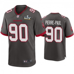 Jason Pierre Paul Buccaneers Pewter Super Bowl Lv Game Jersey