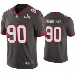 Jason Pierre Paul Buccaneers Pewter Super Bowl Lv Vapor Limited Jersey
