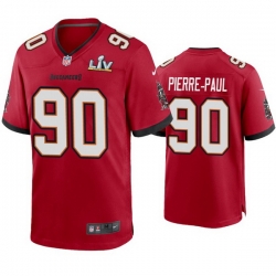 Jason Pierre Paul Buccaneers Red Super Bowl Lv Game Jersey