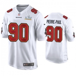 Jason Pierre Paul Buccaneers White Super Bowl Lv Game Fashion Jersey