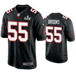 Men Derrick Brooks Buccaneers Black Super Bowl Lv Game Fashion Jersey