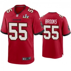 Men Derrick Brooks Buccaneers Red Super Bowl Lv Game Jersey