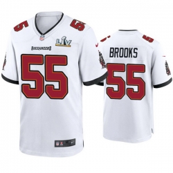 Men Derrick Brooks Buccaneers White Super Bowl Lv Game Jersey