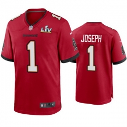 Men Greg Joseph Buccaneers Red Super Bowl Lv Game Jersey