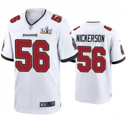Men Hardy Nickerson Buccaneers White Super Bowl Lv Game Jersey
