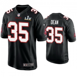 Men Jamel Dean Buccaneers Black Super Bowl Lv Game Fashion Jersey